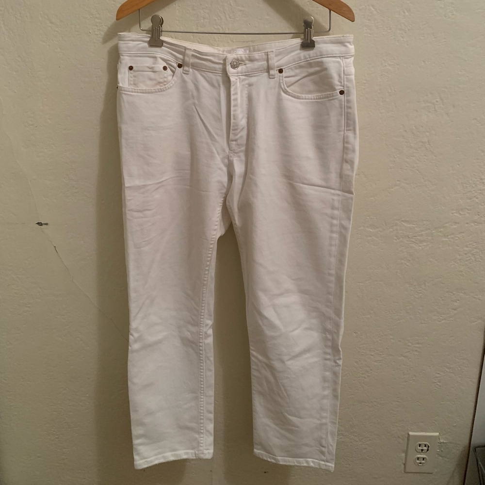 Acne Studios White Denim Jeans 30x32